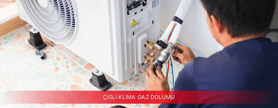 Çiğli İlçemi Fujitsu Klima Gaz Dolumu